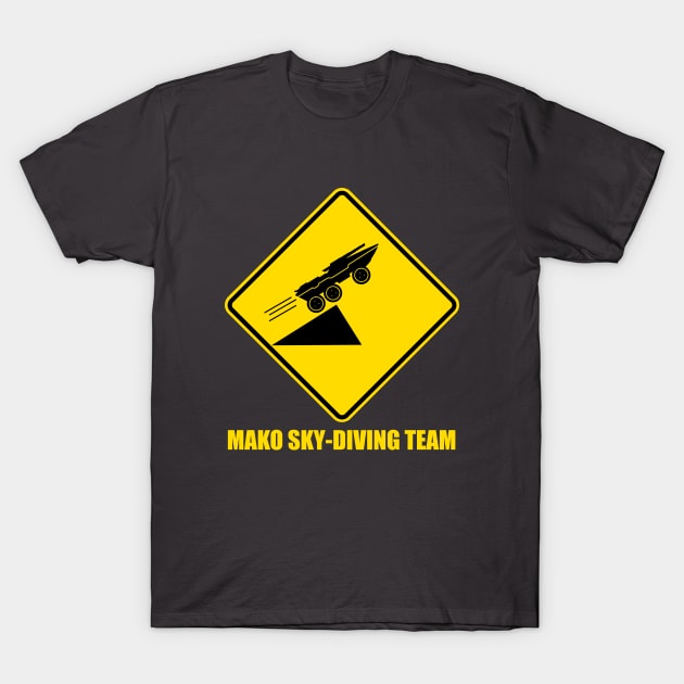 Mass effect Mako skydiving team T-Shirt by AlarisV